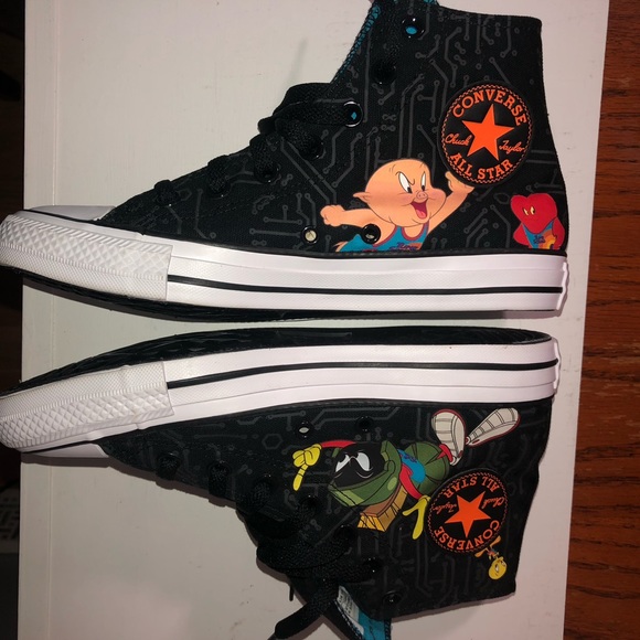Converse All Stars Chuck Taylors High Top Space Jam 172485C Mens 6 Womens 8 - Picture 4 of 12